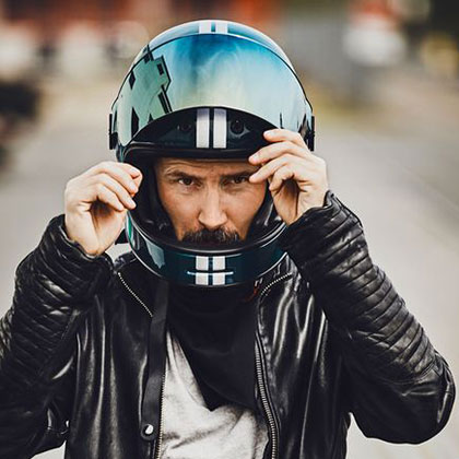 custom motorcycle helmets