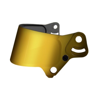 Visor Double Screen Anti Fog SE07 2 mm gold mirrorized
