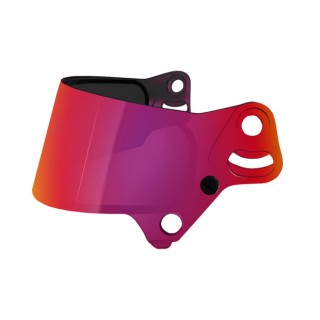 Visor Double Screen Anti Fog SE07 2 mm pink-red mirrorized