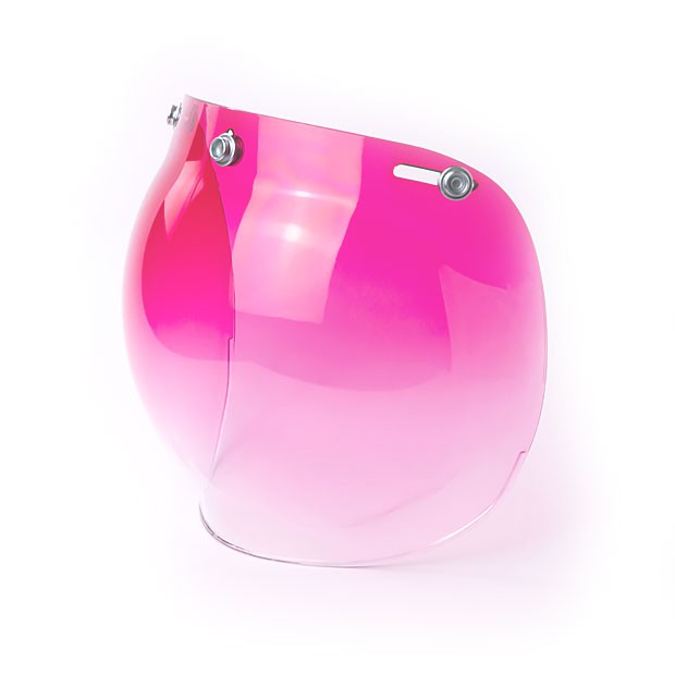 3-Punkt Visier Bubble pink verlaufend getönt