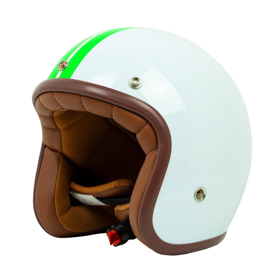 helmade ONE Viper Weiss / Neon Grün (Foliert)