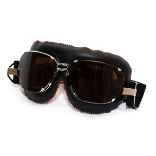 Motorradbrille Supercompetition Schwarz Orange