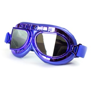 Motorradbrille helmade Joyride Blau silber verspiegelt