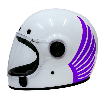 Bullitt Wings Weiss / Violett (Foliert)