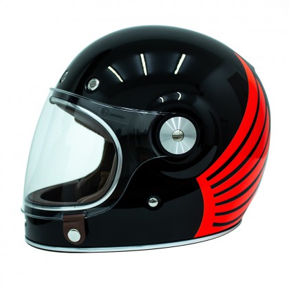 Bullitt Wings Schwarz / Neon Rot (Foliert)