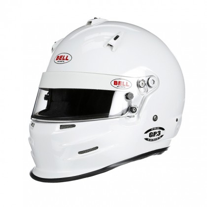 Bell GP3 Sport Weiss Automobilsport-Helm