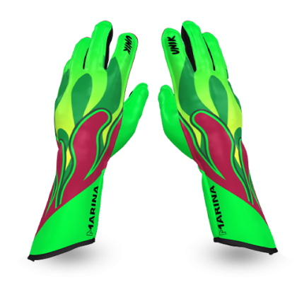 Sim Racing Handschuhe Flame