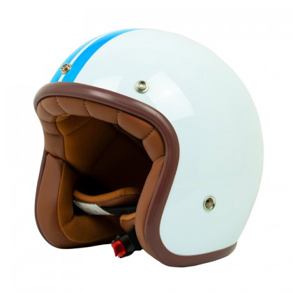 helmade ONE Viper Weiss / Hellblau (Foliert)