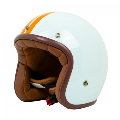 helmade ONE Viper Weiss / Orange (Foliert)