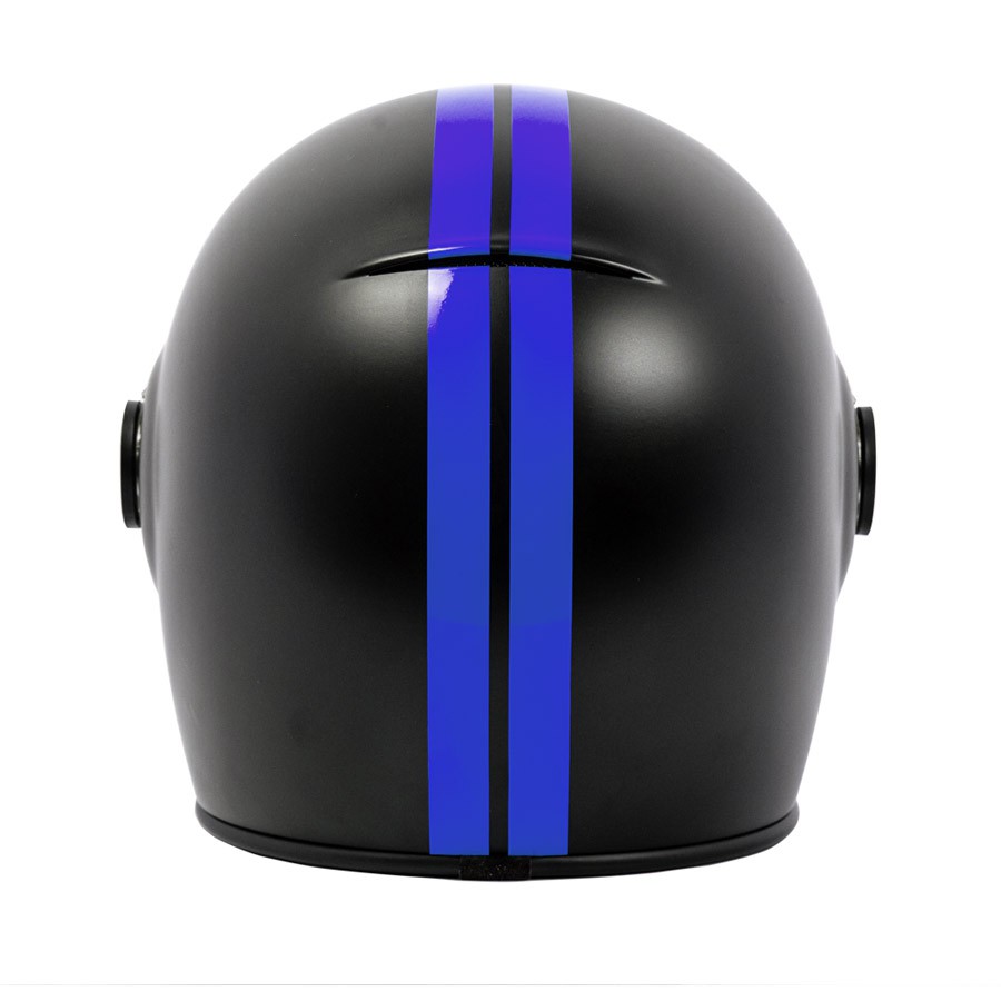 Bell Bullitt Viper Black / Darkblue- Wrapped Motorcycle Helmets