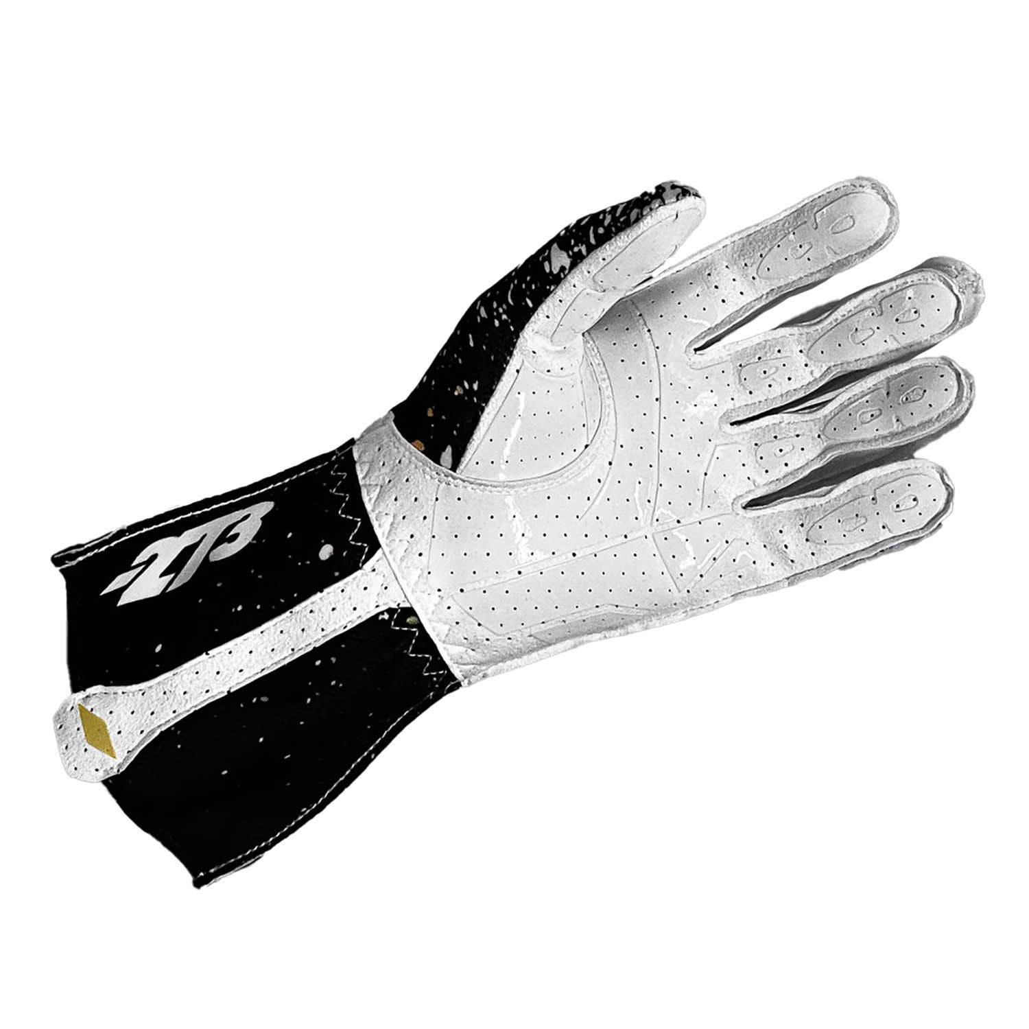 Minus 273 Kart Racing Gloves Drip Black-White-Gold- helmade Motorsports ...