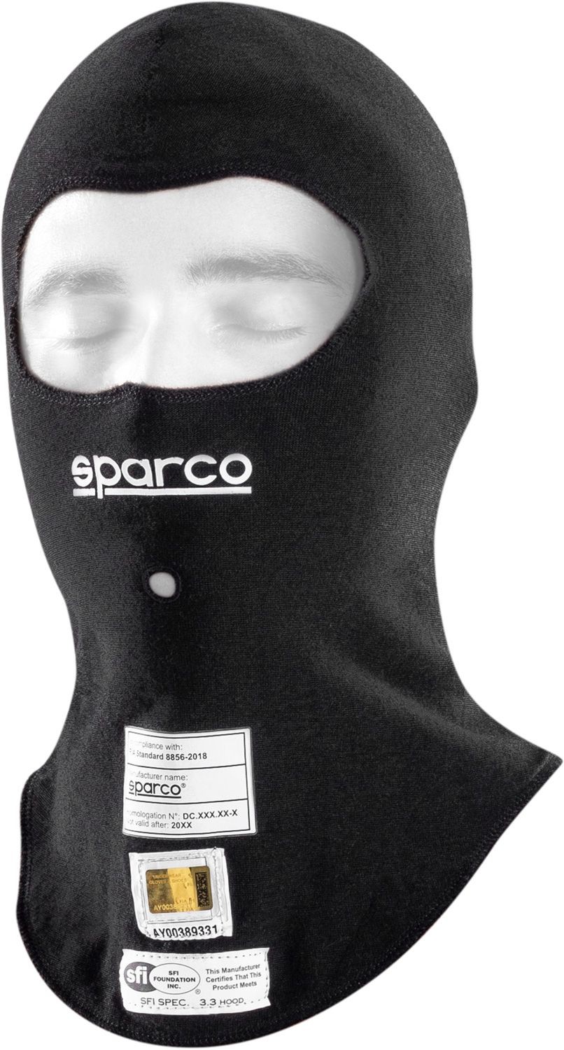 Sparco Balaclava Shield Pro Black- helmade Racewear