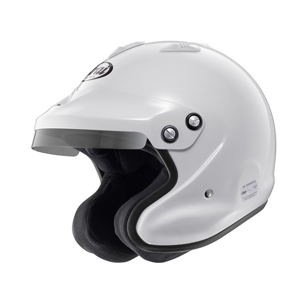 Arai 3 White Car Racing Helmet - helmade Motorsports Helmets