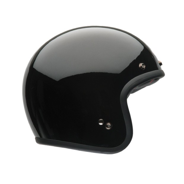 Bell Custom 500 Solid Black Jet Helmet 