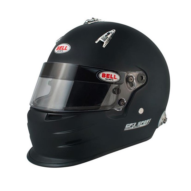 Bell GP3 Sport Black Matte Car Racing Helmet incl. HANS