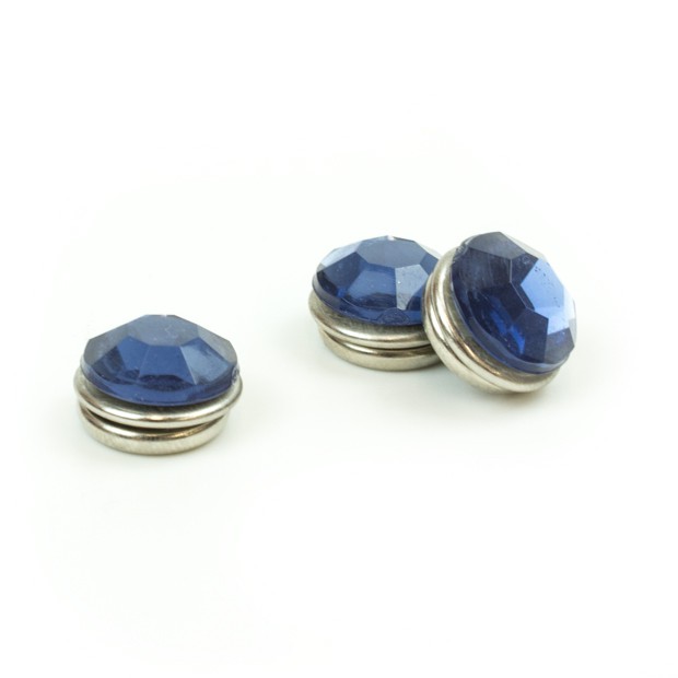 3 Point Jethelmet Decoration Diamonds Midnight Blue