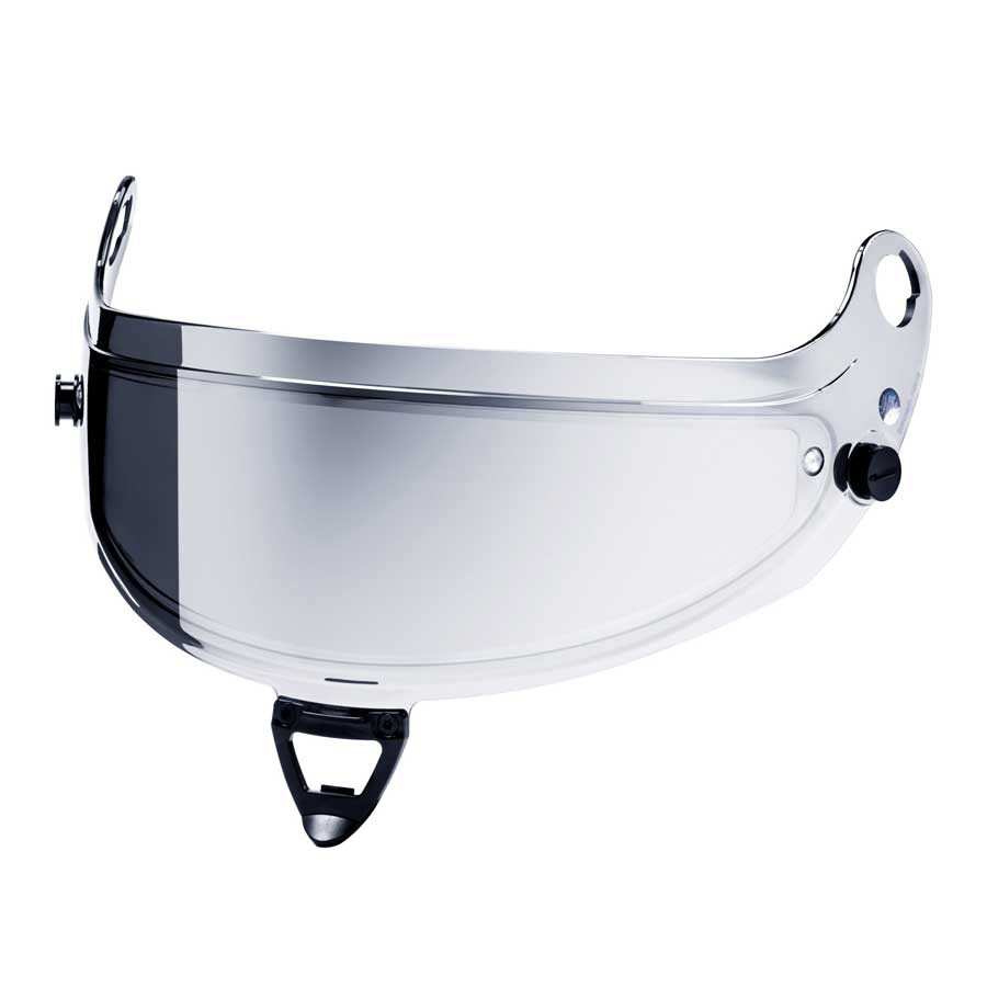 Visor clear mirrored silver