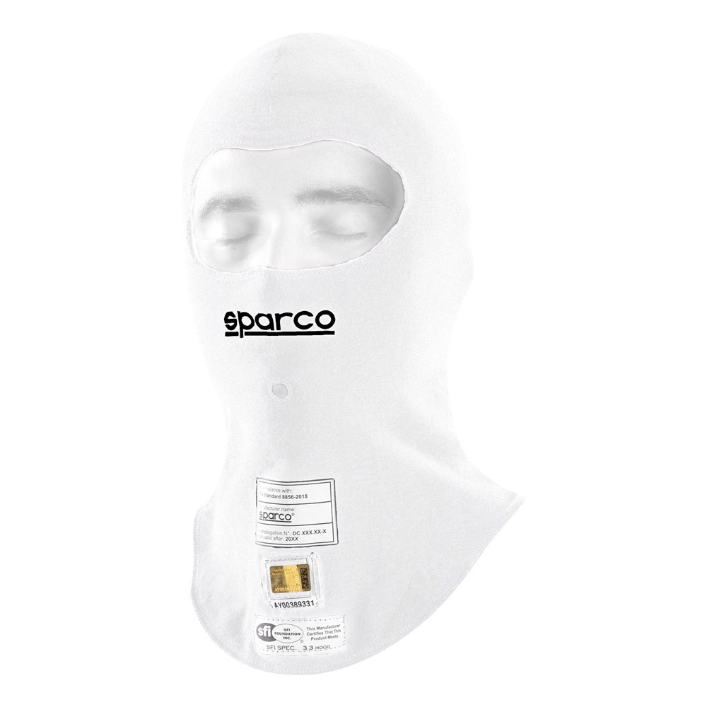 Sparco Balaclava RW-11 White- helmade Racewear