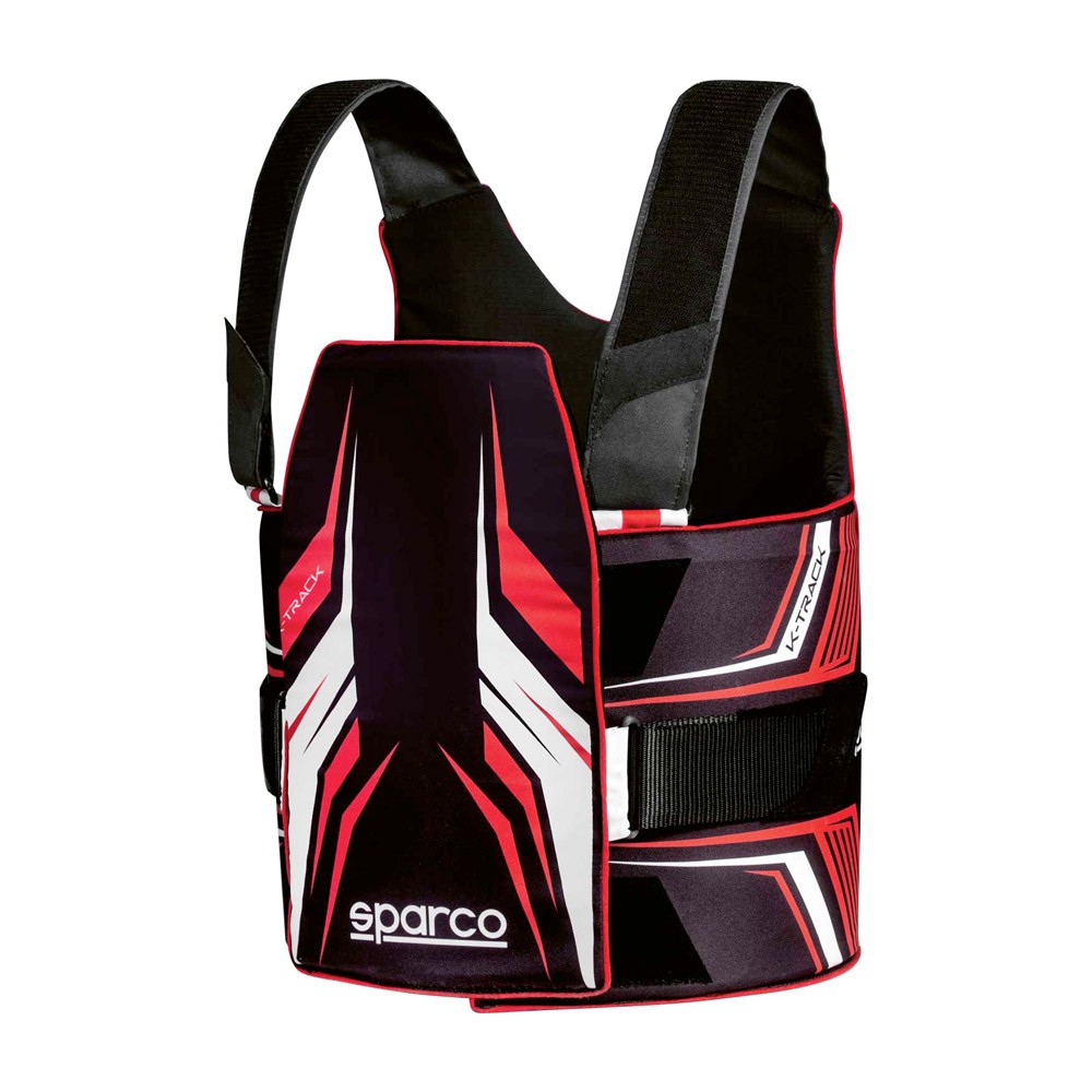 Sparco Protective vest K-TRACK Black-Red- helmade Motorsport Accessories