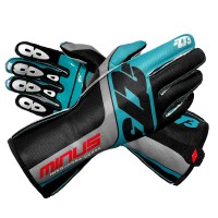 Minus 273 Kart Racing Gloves GP-R Black-Green-Silver- helmade ...