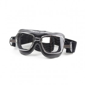 Motorbike Goggle Supercompetition leather black