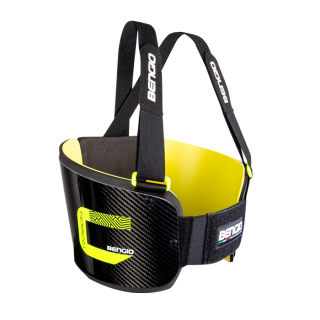 Bumper Carbon Rib Protector Karting Neon Yellow