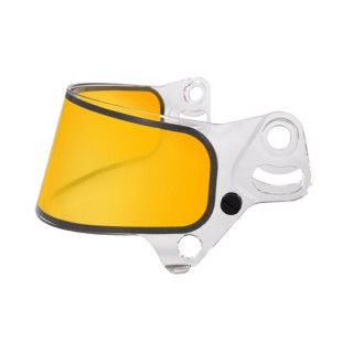 Visor Double Screen Anti Fog SE07 2 mm yellow tint