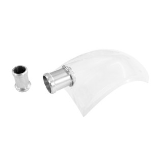 Forced Air scoop clear - small connector
