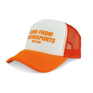 Trucker Cap "Born from Motorsport" orange