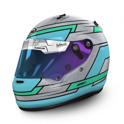Helmade Kit Purple For Bell Motorsport Helmets 