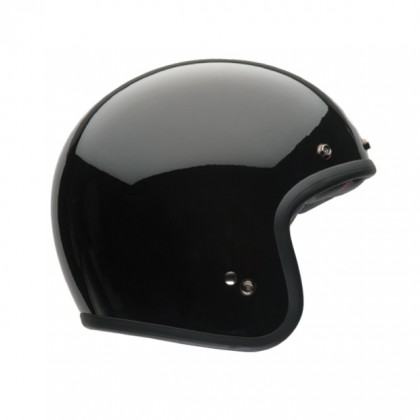 Bell Custom 500 Solid Black Jet Helmet 