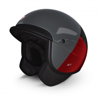 Bell Scout Air gloss black, casque bol homologué CE, biker