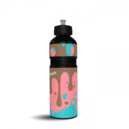 Black Drinking Bottle Splat