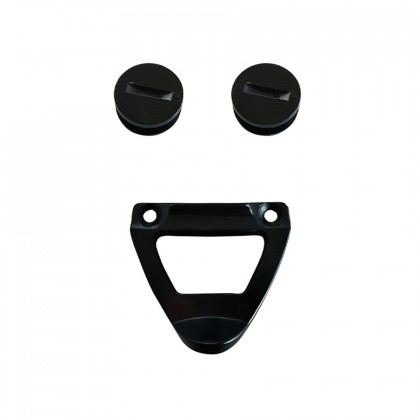 "Black only" visor kit (tear-off buttons + visor level)