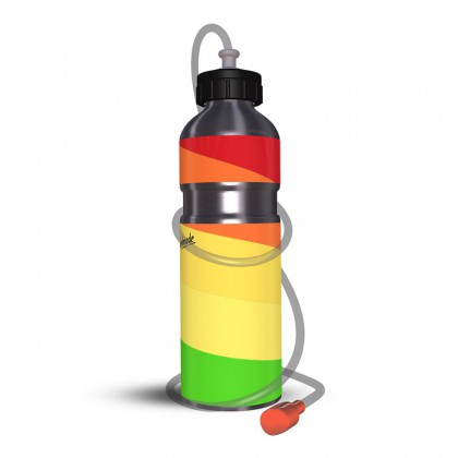 Aluminium Drinking Bottle + Tube Forward